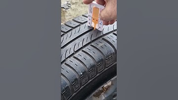 How to Use a Tyre Tread Depth Gauge #tyretread #tyregauge #treaddepth #automobile #mechanic