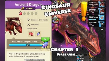 Dinosaur 🦕 Universe XP Level 31 Chapter  1 Misty Island Ancient  Dragon Task  done ✅