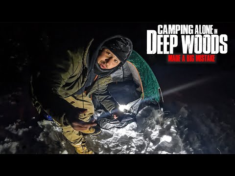 (I MADE A BIG MISTAKE!) I had To Quit Camping ALONE In The GRIM LAKE Deep Woods (DOGMAN ENCOUNTER)