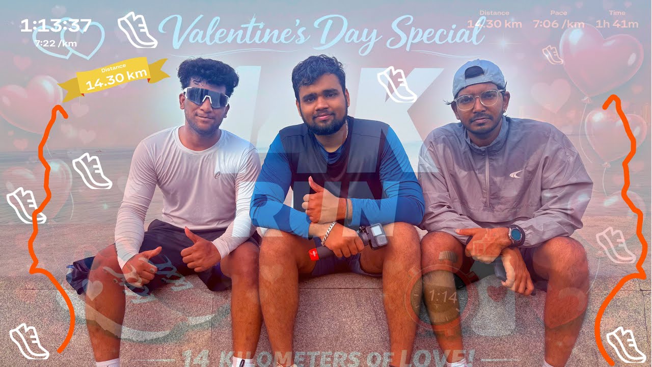 Valentine’s day ❌ 14 KM ✅ | Vlog For Fun 🥳