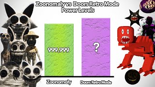 Zoonomaly Vs Doors Retro Mode Power Level 🔥