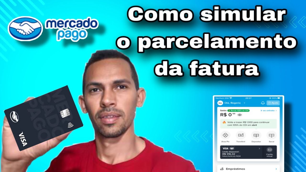 Mercado pago Como simular o parcelamento da fatura atualização 2025 ...