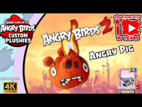 Angry Birds Custom Plushies: Angry Pig | Angry Birds 2 Month | TFA Showcase [4K]