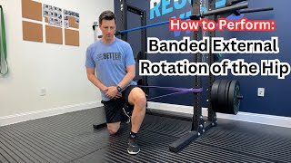 How to Perform: Banded External Rotation of the Hip by GoTherex | Personalized Training 19 views 11 days ago 1 minute, 19 seconds