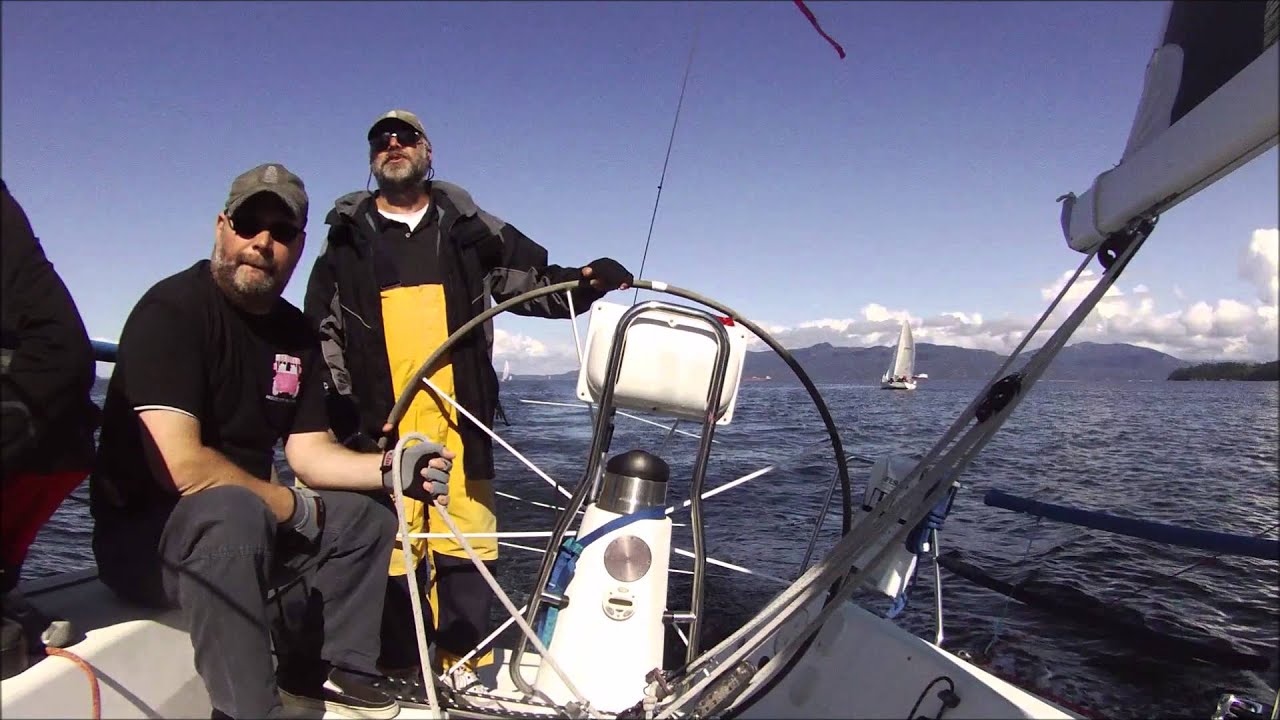 Marmetta Cup 2015 Sept 26 Hravn J109 LIGHT AIR racing bellingham bay ...