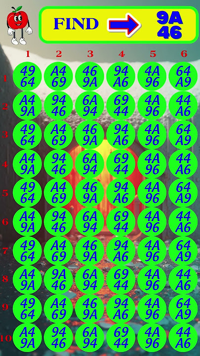 Can You Find the Odd Number Out? #usa #eyetest #shorts #spotit