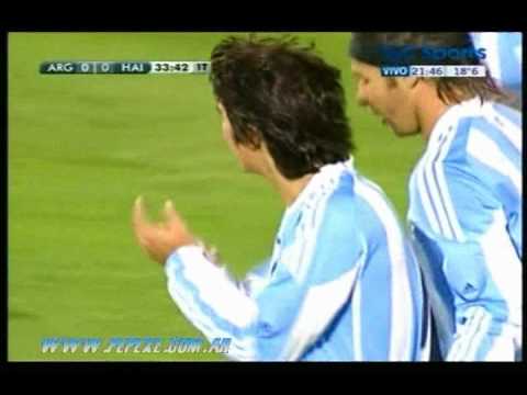 (2010) Argentina 4-0 Haiti || 1 gol Facundo Bertoglio (relato Jorge Arcapalo AM Continental)