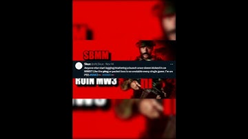 SBMM Sucks (MW3 Rant)