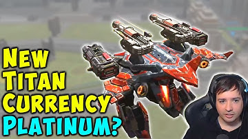 NEW Titan Currency PLATINUM? War Robots Test Server Ao Ming Gameplay WR