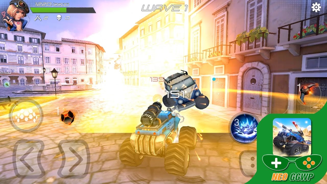 shooting in dc Overload : MOBA Car Shooting (Android/iOS) - Gameplay Frist Start