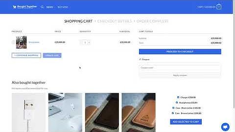WooCommerce Frequently Bought Together Plugin