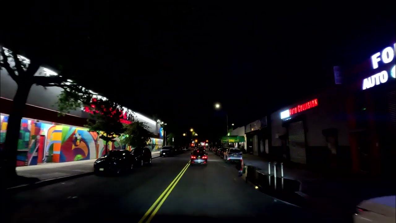 4K Drive Driving Thru New York City NYC from Queens to Manhattan