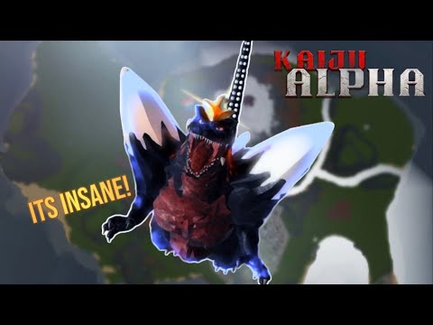 ￼Space Godzilla is insane! 💀 | kaiju alpha | showcase and PVP #kaijualpha #roblox 