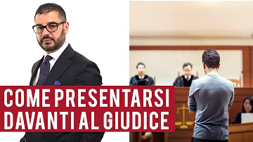 Come ci si rivolge a un giudice?