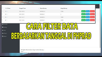 CARA FILTER DATA TANGGAL PHPRAD