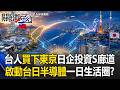 台灣人「買下東京」.日企加碼投資S廊道 啟動台日半導體一日生活圈！？【關鍵時刻】20260706-1張炤和