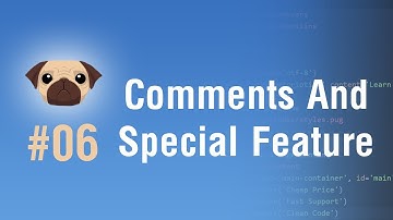 Learn Pugjs in Arabic #06 - Comments And Special Features