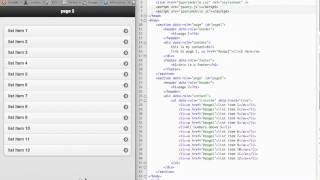 jQuery Mobile - List views