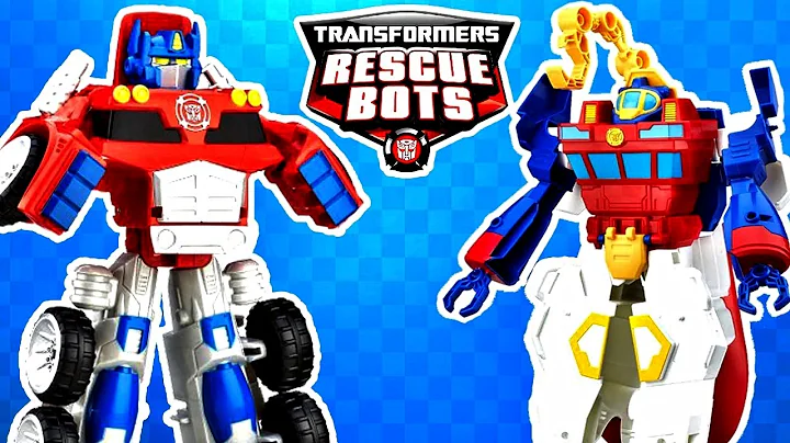 NEW TRANSFORMERS RESCUE BOTS COLLECTION OPTIMUS PRIME HIGH TIDE TOYS