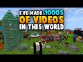 I Created 1000 Videos In This World (Creative World Tour)