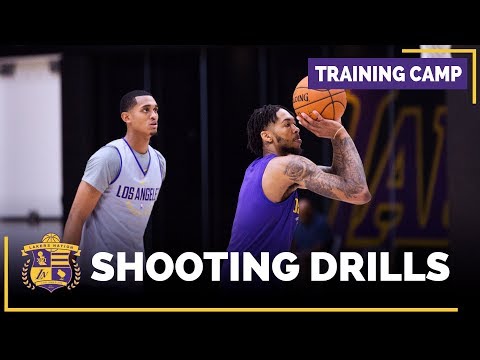 Lakers Training Camp Shooting Drills: Brandon Ingram, Jordan Clarkson