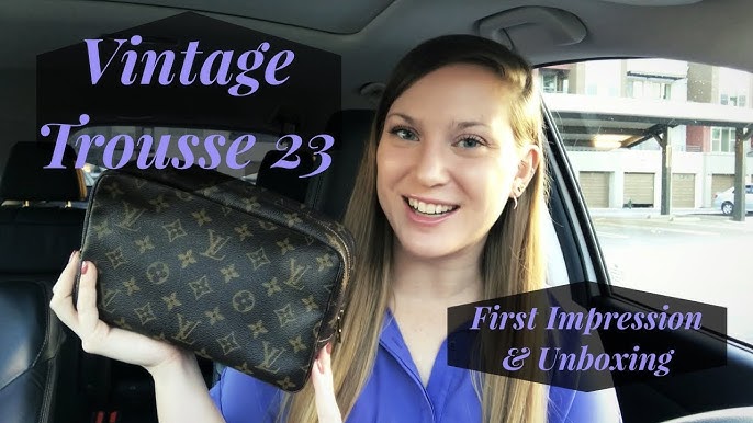 WHAT'S IN MY MAKEUP BAG  LOUIS VUITTON TROUSSE 28 🤍 