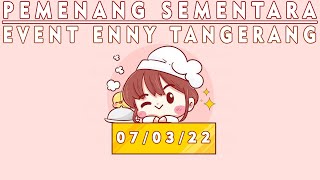 Pemenang Tara Event Enny Tangerang 50 Jt 070322