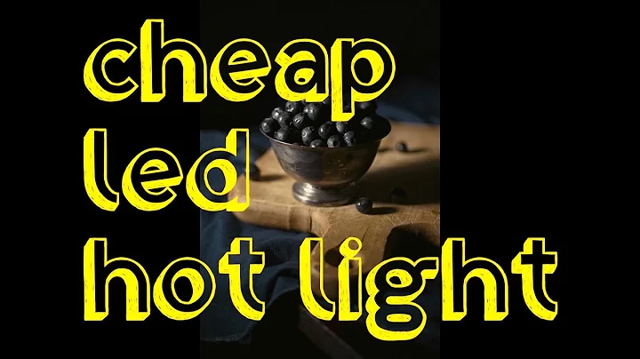 Inexpensive Hotlight For Studio And Video (Neewer 660)