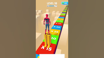 Skater Stacker | All Levels Gameplay Walkthrough #shorts 38