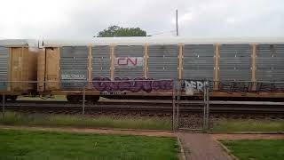 Slow moving Westbound CSX Auto Rack Train from May 19th,2026!!..