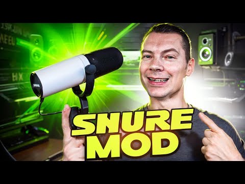 Видео: Белый SHURE SM7B или как я переделал AliExpress SM7B. Моддинг шаг за шагом.