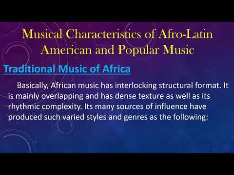 afro latin american music essay