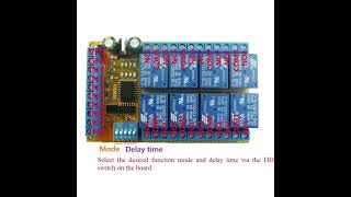 IO25E08 DC 5V/12V/24V 8 ch multifunction relay module