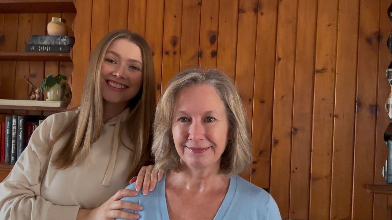 ASMR On My Mom! Scalp, Face, Neck, & Shoulder Attention! (No Talking)