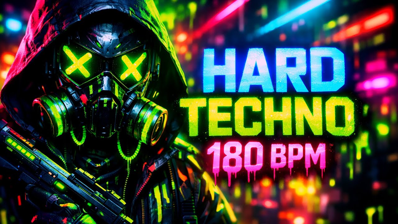 HARD TECHNO 180 BPM 🔥 | Neon Acid Insurgency (Peak Time Energy Mix)
