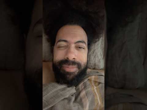 Guest star Reggie Watts helping with promo on The Horne Section TV Show.