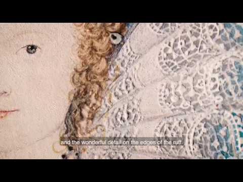 Nicholas Hilliard a Lady of the Tudor Court with Historic Lace Comparison