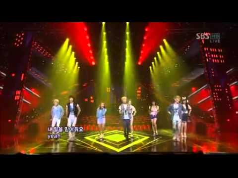 f(x) SHINEE  Hello 인기가요 110710