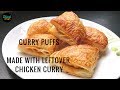Learn how to make Curry Puffs from leftover Chicken Curry and frozen Roti Paratha (Canai)