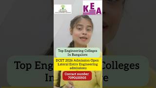 Karnataka DCET 2026 Admission Open| Nagarjuna Engineering College #engineering #karnataka #dcet