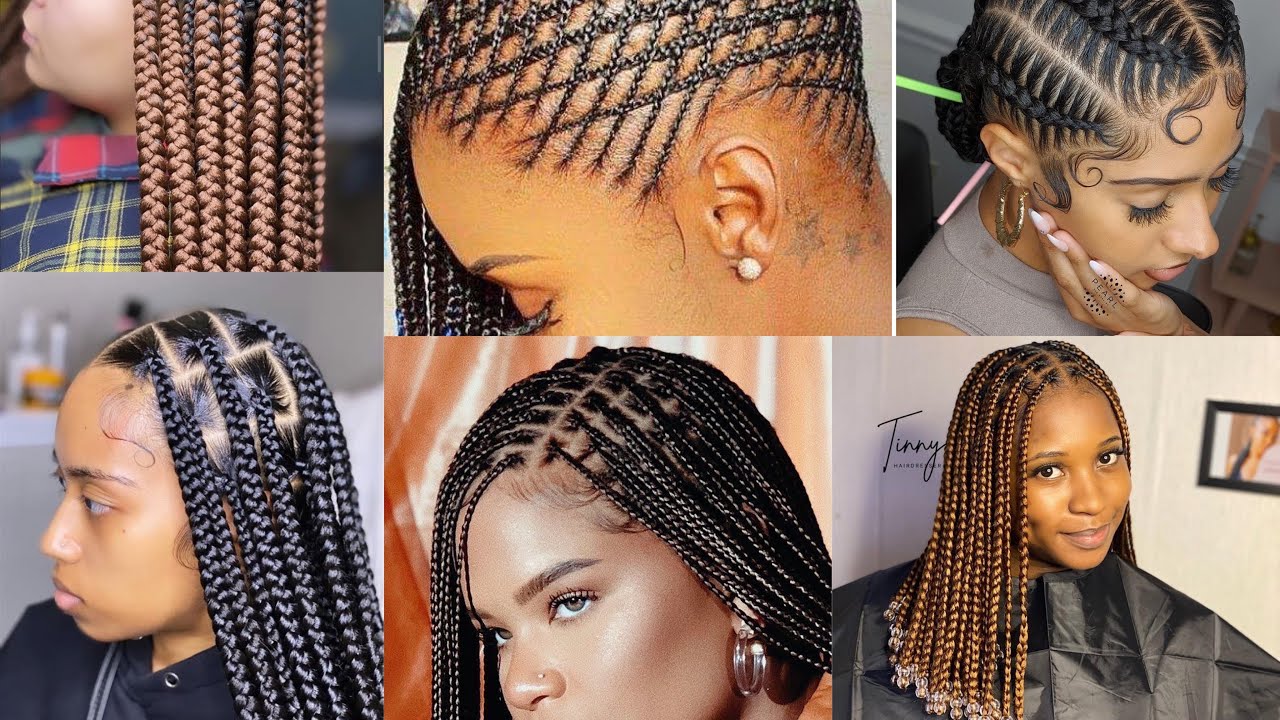 2023 Knotless braids protective hairstyles #fashion #bra#africafashion ...