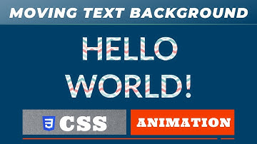Moving Text Background Animation | Background Animation CSS |  CSS3 animation examples