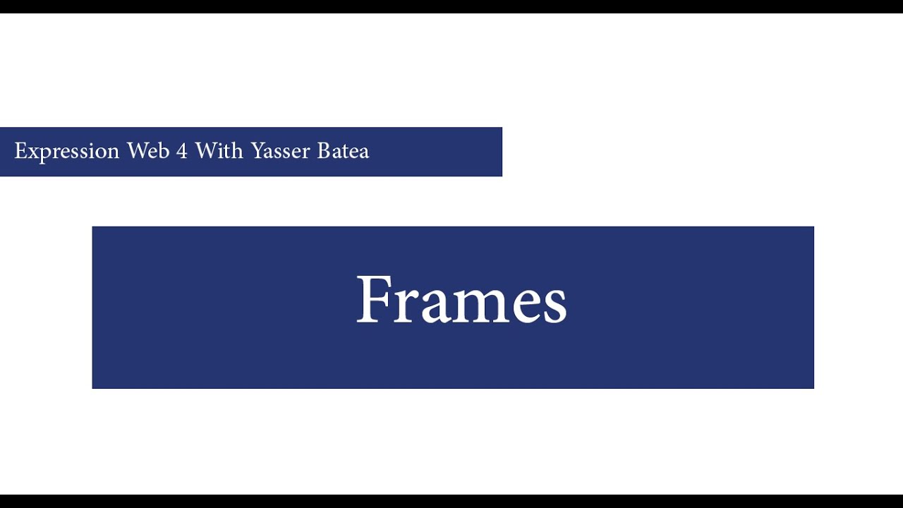 08_lesson8_Frames_in Expression Web 4