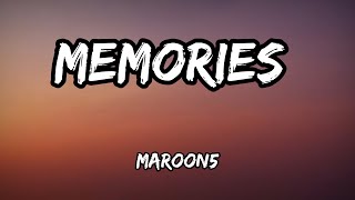 Maroon5-Memories - (Lyrics)
