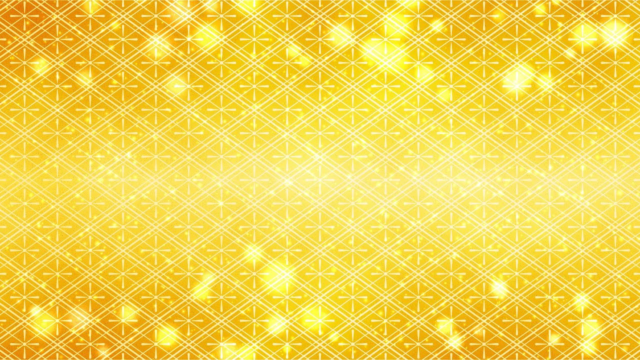 自作動画編集用の無料 フリー 和柄背景素材 金 ゴールド キラキラ 業平格子文様 会社の新年会や記念式典 卒業式のビデオがおススメ Youtube