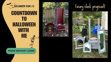 Countdown to Halloween - Vlog #2 Behind the Scenes Decorations #halloweendecorating #halloweendecor