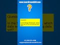 SAS Interview Question : 117. In the Merge Statement, which data set is the controlling data set?
