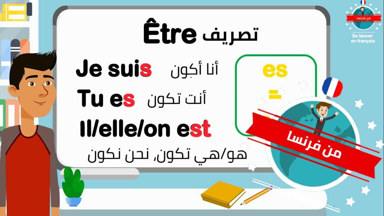 الدرس السابع : الضمائر الشخصية وفعل الكون بالفرنسية بطريقة مبسطة être