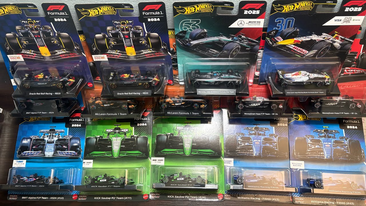 MI COLECCION F1 HOT WHEELS PREMIUM