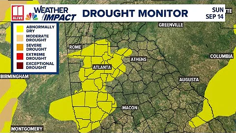 Abnormally dry conditions spreading across Georgia